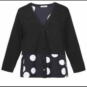 Tekbika by Alembika black cardigan top / sweater